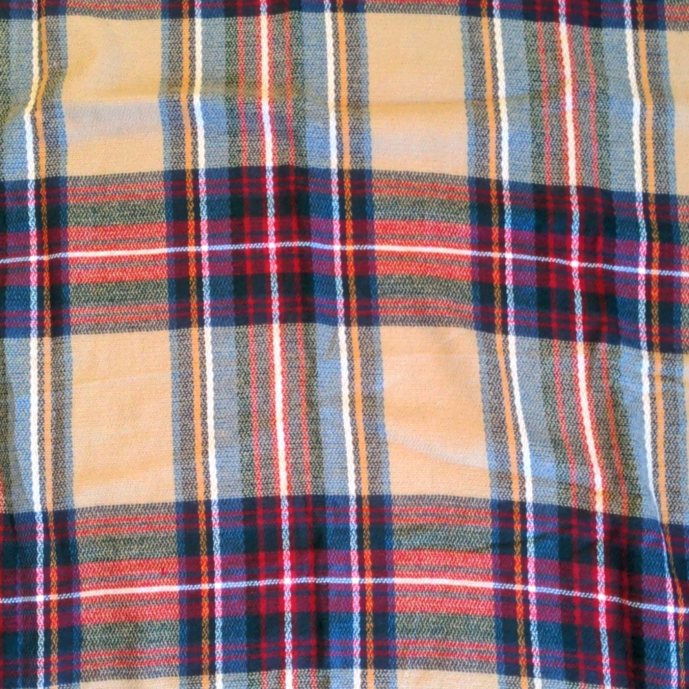 Plaid multi-color Scarf